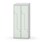 Novis Z garderobeskab skrå topplade 4 rum B80 cm