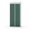 Novis Z garderobeskab skrå topplade 4 rum B80 cm