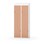 Novis Z garderobeskab skrå topplade 4 rum B80 cm