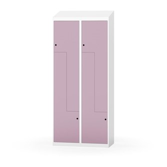 Novis Z garderobeskab skrå topplade 4 rum B80 cm