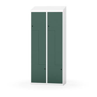 Novis Z garderobeskab skrå topplade 4 rum B80 cm