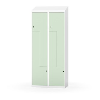 Novis Z garderobeskab skrå topplade 4 rum B80 cm