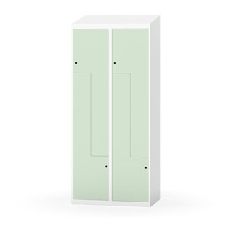 Novis Z garderobeskab skrå topplade 4 rum B80 cm