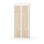 Novis Z garderobeskab skrå topplade 4 rum B80 cm