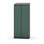 Novis Z garderobeskab skrå topplade 4 rum B80 cm
