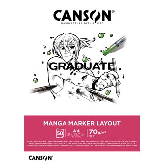 Manga Marker Graduate blok 70 g A4