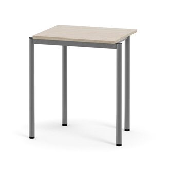 Multiflex bord HPL 50x60 cm stabelbar sølv stel