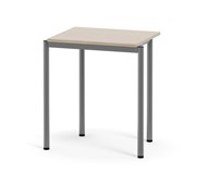 Multiflex bord HPL 50x60 cm stabelbar sølv stel