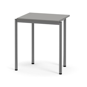 Multiflex bord HPL 50x60 cm stabelbar sølv stel