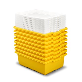 LEGO® Education Medium Storage Yellow (8-pak)