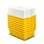 LEGO® Education Medium Storage Yellow (8-pak)