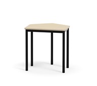 Bord 12:38 FSC DL 5-kantet 70x60 cm sort understel