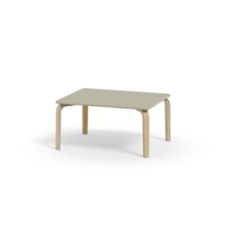 Arcus bord linoleum birk 100x80 cm