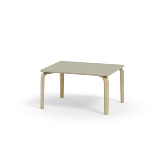 Arcus bord linoleum birk 100x80 cm