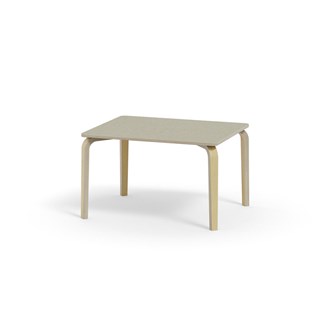 Arcus bord linoleum birk 100x80 cm
