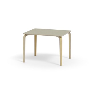 Arcus bord linoleum birk 100x80 cm