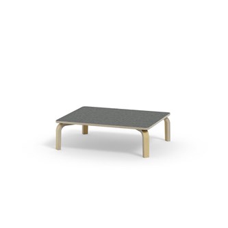 Arcus bord linoleum birk 100x80 cm