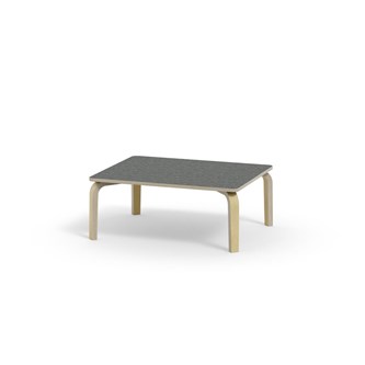 Arcus bord linoleum birk 100x80 cm