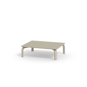 Arcus bord linoleum hvidpig. birk 100x80 cm