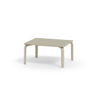 Arcus bord linoleum hvidpig. birk 100x80 cm