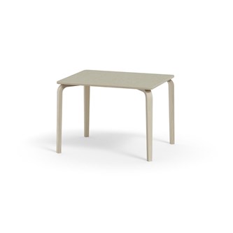 Arcus bord linoleum hvidpig. birk 100x80 cm