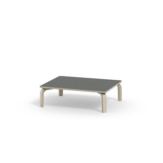 Arcus bord linoleum hvidpig. birk 100x80 cm