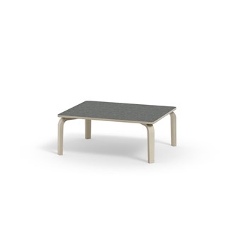 Arcus bord linoleum hvidpig. birk 100x80 cm