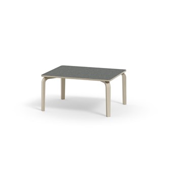 Arcus bord linoleum hvidpig. birk 100x80 cm