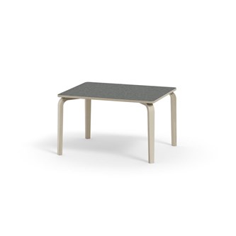 Arcus bord linoleum hvidpig. birk 100x80 cm