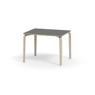 Arcus bord linoleum hvidpig. birk 100x80 cm