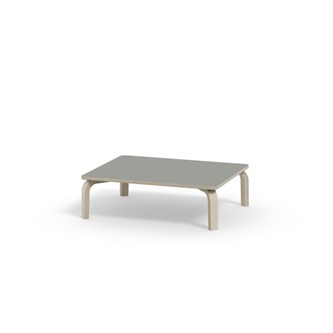 Arcus bord linoleum hvidpig. birk 100x80 cm