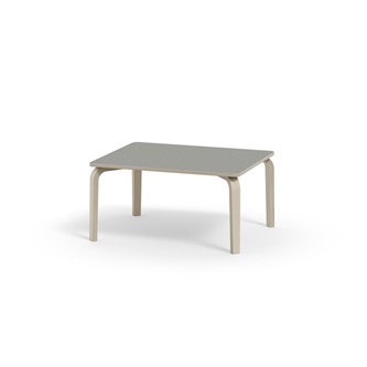 Arcus bord linoleum hvidpig. birk 100x80 cm