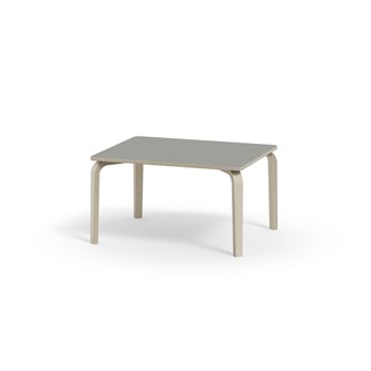 Arcus bord linoleum hvidpig. birk 100x80 cm