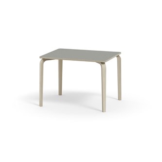 Arcus bord linoleum hvidpig. birk 100x80 cm