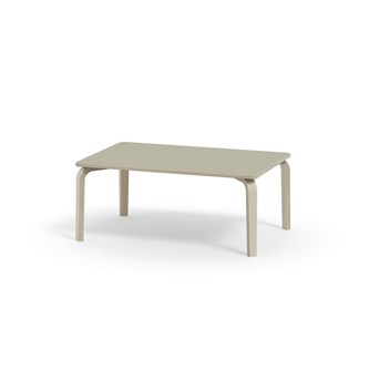 Arcus bord linoleum hvidpig. birk 120x80 cm