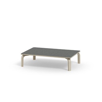 Arcus bord linoleum hvidpig. birk 120x80 cm