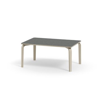 Arcus bord linoleum hvidpig. birk 120x80 cm