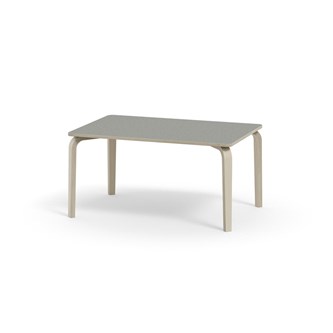 Arcus bord linoleum hvidpig. birk 120x80 cm