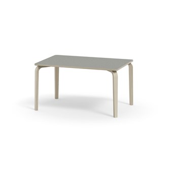 Arcus bord linoleum hvidpig. birk 120x80 cm
