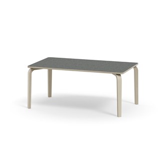 Arcus bord linoleum hvidpig. birk 140x80 cm