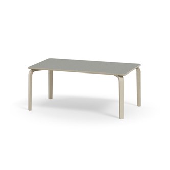 Arcus bord linoleum hvidpig. birk 140x80 cm