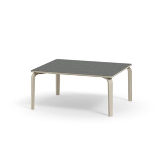 Arcus bord linoleum hvidpig. birk 100x120 cm