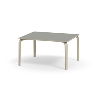 Arcus bord linoleum hvidpig. birk 100x120 cm