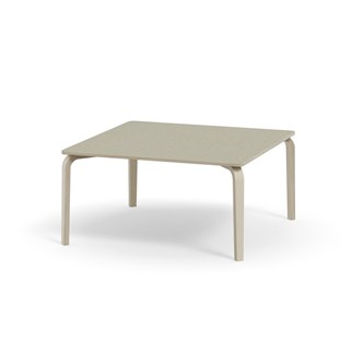 Arcus bord linoleum hvidpig. birk 120x120 cm