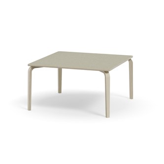 Arcus bord linoleum hvidpig. birk 120x120 cm