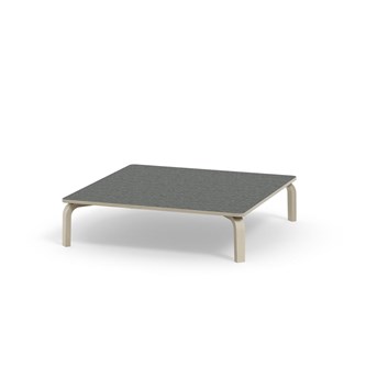 Arcus bord linoleum hvidpig. birk 120x120 cm