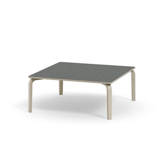 Arcus bord linoleum hvidpig. birk 120x120 cm