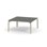 Arcus bord linoleum hvidpig. birk 120x120 cm