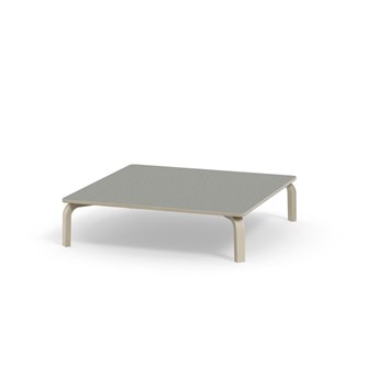 Arcus bord linoleum hvidpig. birk 120x120 cm