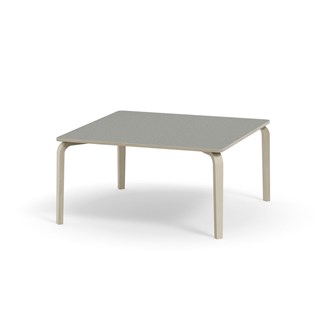 Arcus bord linoleum hvidpig. birk 120x120 cm